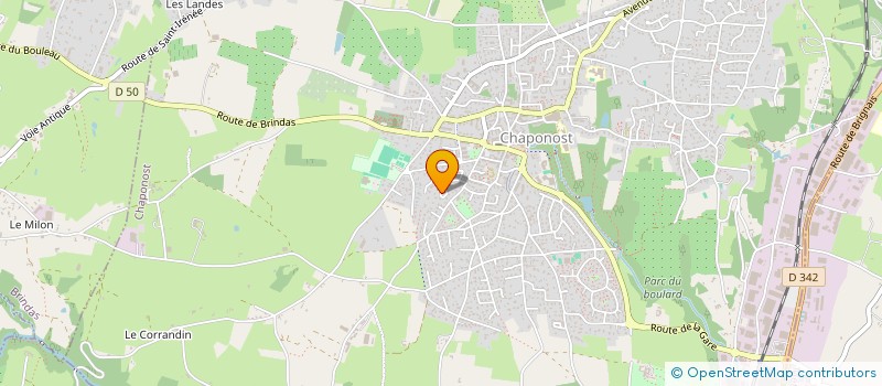 localisation de l'entreprise MONSIEUR PIERRE-YVES STEUNOU  CHAPONOST