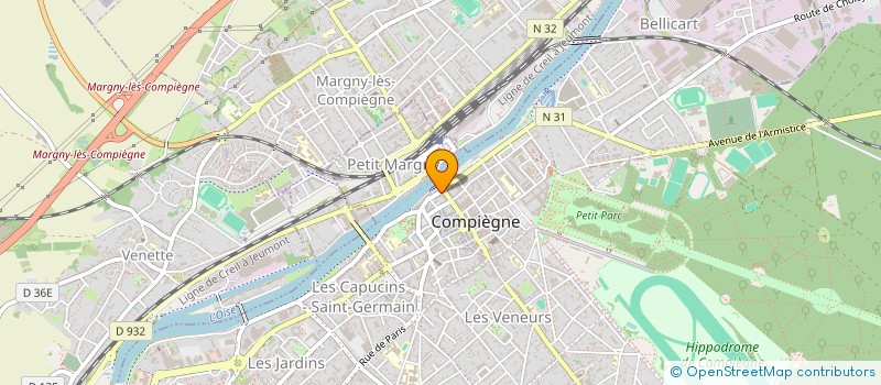 localisation de l'entreprise MONSIEUR PIERRE YVES TARLET à COMPIEGNE