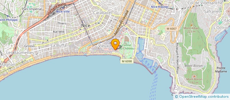localisation de l'entreprise MONSIEUR PIERRE-YVES THEVENARD à NICE