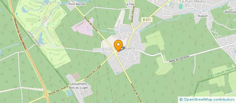 localisation de l'entreprise MONSIEUR PIERRE-YVES TORTAI  LE PIAN-MEDOC