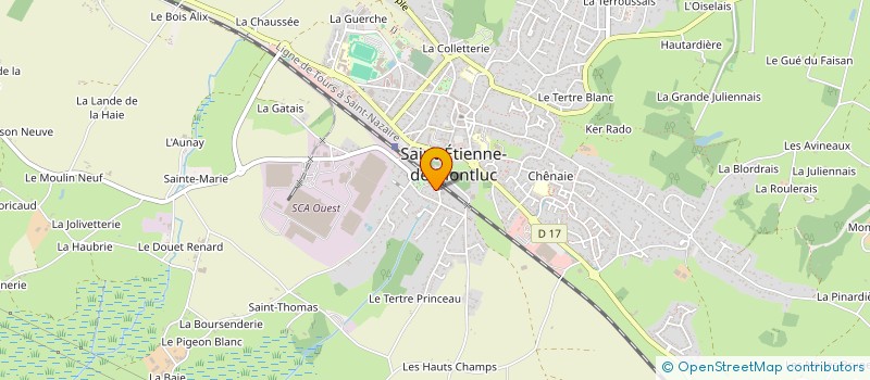 localisation de l'entreprise MONSIEUR PIERRE-YVES TRIBALLIER à SAINT-ETIENNE-DE-MONTLUC