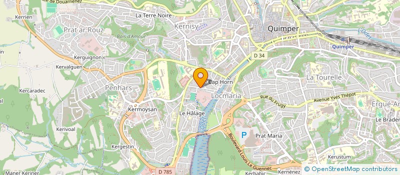 localisation de l'entreprise MONSIEUR PIERRE-YVES VANACKERE à QUIMPER