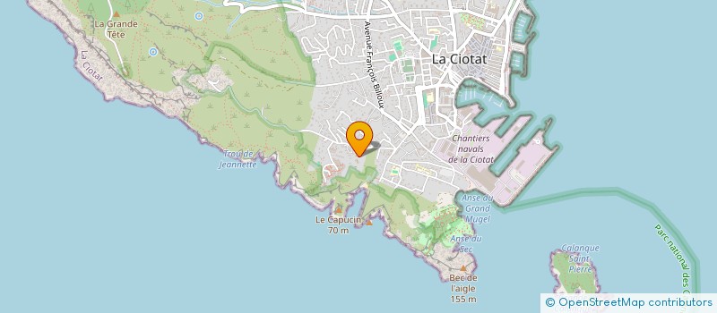 localisation de l'entreprise MONSIEUR PIERRE-YVES VENAILLE à LA CIOTAT
