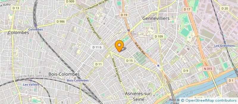 localisation de l'entreprise MONSIEUR PIERRE-YVES VIDAL  ASNIERES-SUR-SEINE