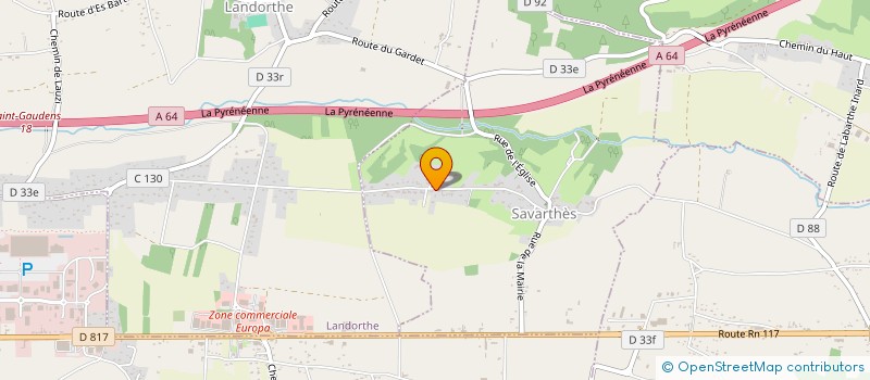 localisation de l'entreprise MONSIEUR PIERRE-YVES VINSONNEAU  SAVARTHES