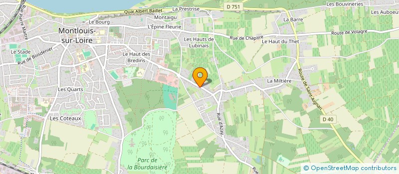 localisation de l'entreprise MONSIEUR PIERRE-YVES ZAFRA  MONTLOUIS-SUR-LOIRE