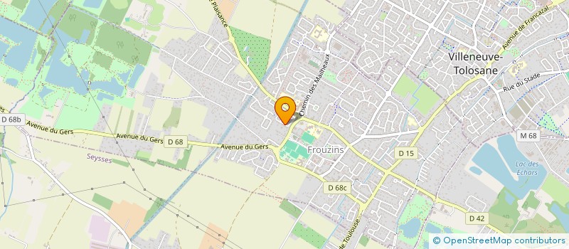 localisation de l'entreprise MONSIEUR PIERRE ZAHN  FROUZINS