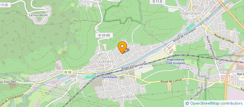 localisation de l'entreprise MONSIEUR PIERRE ZANZI  TURCKHEIM
