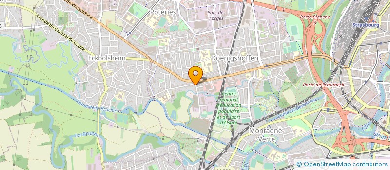 localisation de l'entreprise MONSIEUR PIERRE ZECCA  STRASBOURG