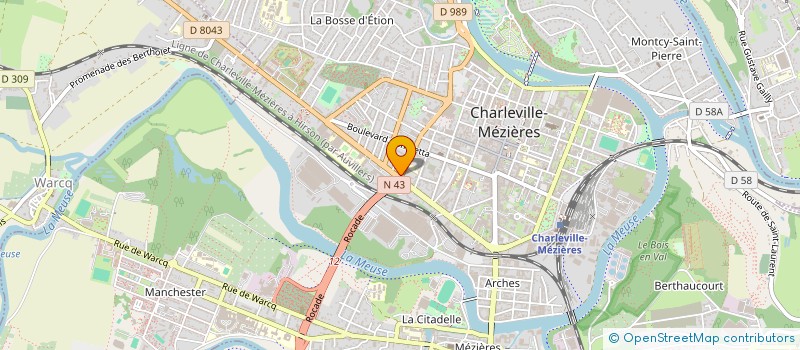 localisation de l'entreprise MONSIEUR PIERRE ZIELEMAN à CHARLEVILLE-MEZIERES