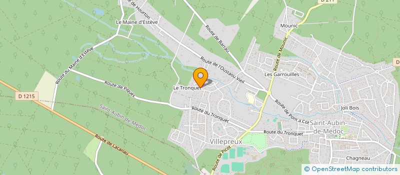 localisation de l'entreprise MONSIEUR PIERRE ZIMBERLIN  SAINT-AUBIN-DE-MEDOC