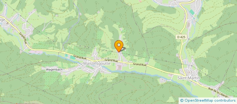 localisation de l'entreprise MONSIEUR PIERRE ZIMMERMANN  MAISONSGOUTTE