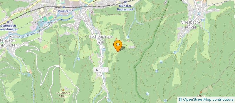 localisation de l'entreprise MONSIEUR PIERRE ZIMMERMANN  ESCHBACH-AU-VAL