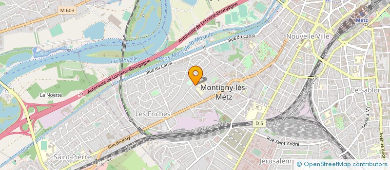 localisation de l'entreprise MONSIEUR PIERRETTO BIANCHIN  MONTIGNY-LES-METZ