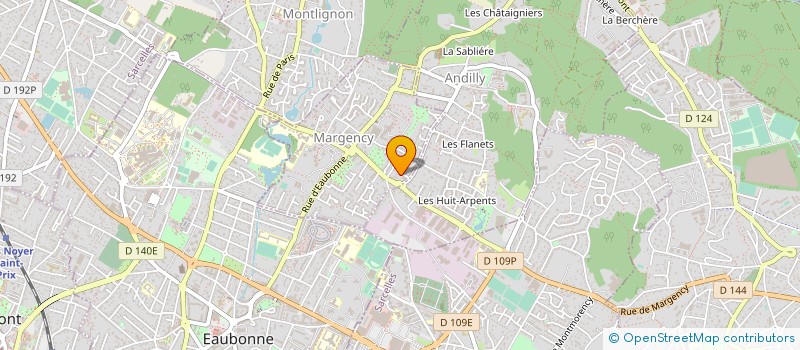 localisation de l'entreprise MONSIEUR PIERREYVES PESTIE  MARGENCY