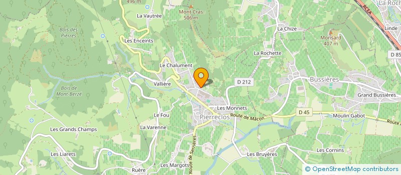 localisation de l'entreprise MONSIEUR PIERRIC BOURDEAU  BERZE-LE-CHATEL