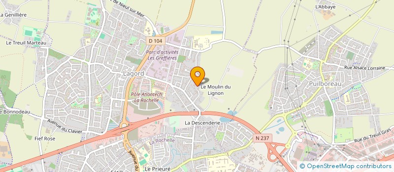 localisation de l'entreprise MONSIEUR PIERRIC CONTAL  LAGORD