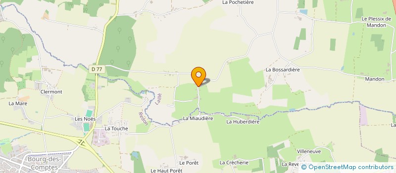 localisation de l'entreprise MONSIEUR PIERRIC DAVID  LAILLE