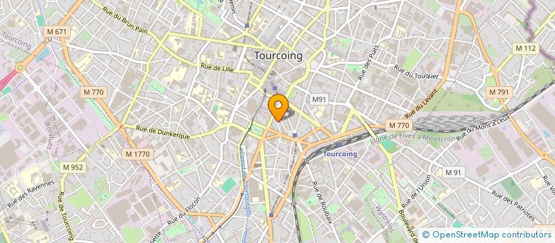 localisation de l'entreprise MONSIEUR PIERRIC DHERBOMEZ  TOURCOING