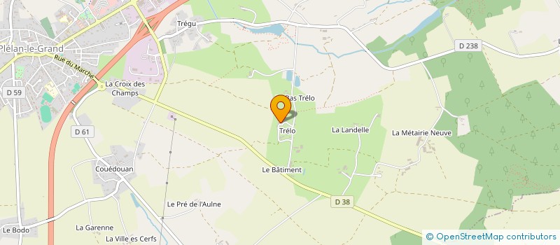 localisation de l'entreprise MONSIEUR PIERRIC FRESNEL à PLELAN-LE-GRAND