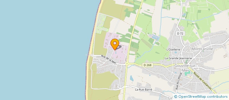 localisation de l'entreprise MONSIEUR PIERRIC GODEFROY  GOUVILLE-SUR-MER