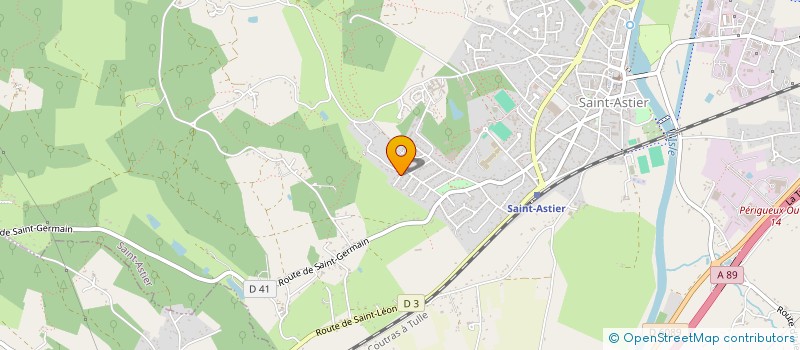 localisation de l'entreprise MONSIEUR PIERRIC LEMARCHAND  SAINT-LEON-SUR-L'ISLE