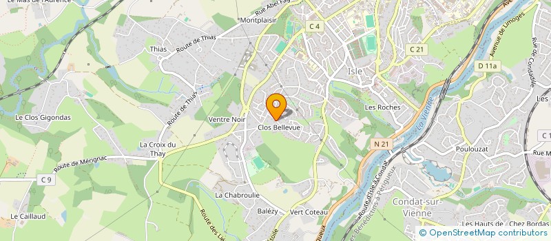 localisation de l'entreprise MONSIEUR PIERRIC OUDART  ISLE