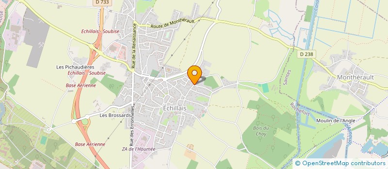 localisation de l'entreprise MONSIEUR PIERRIC SOISTIER à ECHILLAIS