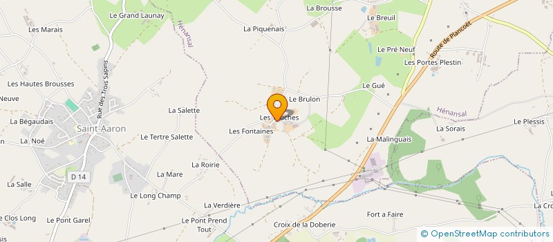 localisation de l'entreprise MONSIEUR PIERRIC THEFANY  LAMBALLE-ARMOR