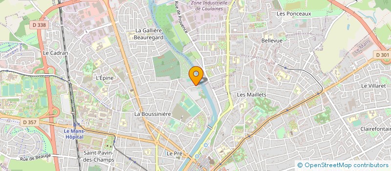localisation de l'entreprise MONSIEUR PIERRIC VIOL à LE MANS