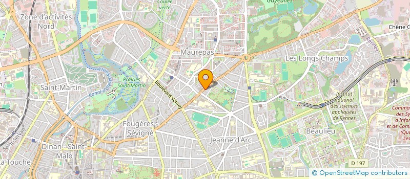 localisation de l'entreprise MONSIEUR PIERRICK ALLORY  RENNES