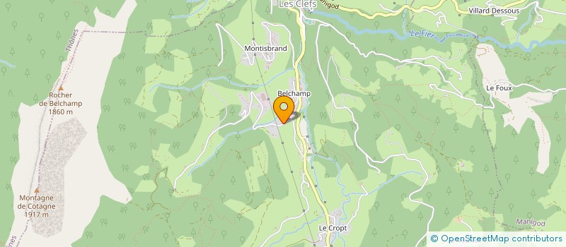 localisation de l'entreprise MONSIEUR PIERRICK AUBERT  LES CLEFS