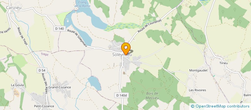localisation de l'entreprise MONSIEUR PIERRICK BACHER  SOLEYMIEU