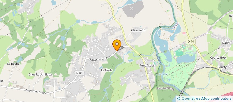 localisation de l'entreprise MONSIEUR PIERRICK BADAUD  ORLEAT