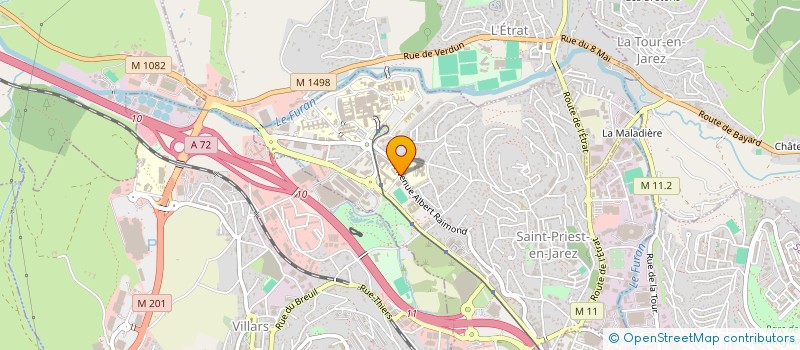 localisation de l'entreprise MONSIEUR PIERRICK BANCEL  SAINT-PRIEST-EN-JAREZ