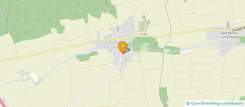 localisation de l'entreprise MONSIEUR PIERRICK BARDEAU  THORIGNY-SUR-OREUSE