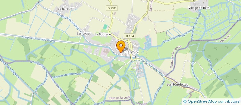 localisation de l'entreprise MONSIEUR PIERRICK BARRE  DAMVIX