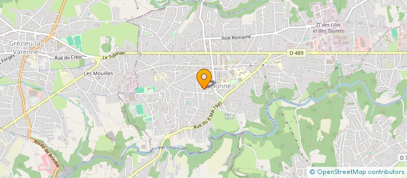 localisation de l'entreprise MONSIEUR PIERRICK BARRO  CRAPONNE