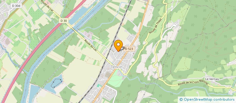 localisation de l'entreprise MONSIEUR PIERRICK BENEVELLI  TENCIN