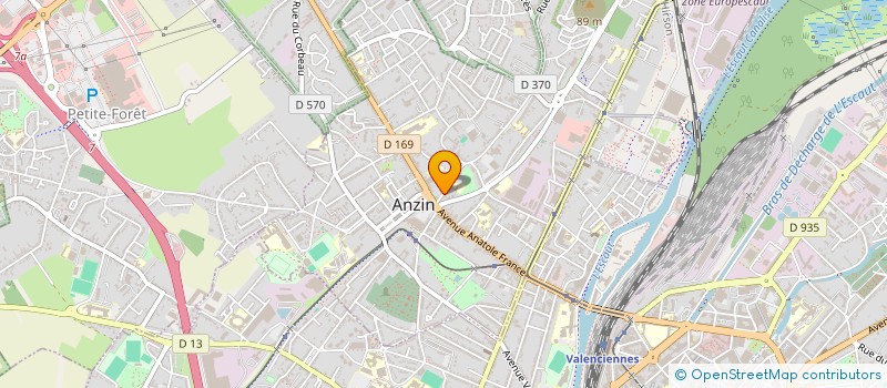 localisation de l'entreprise MONSIEUR PIERRICK BERNARD  ANZIN