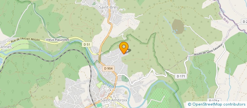 localisation de l'entreprise MONSIEUR PIERRICK BERTRAND  SAINT-AMBROIX