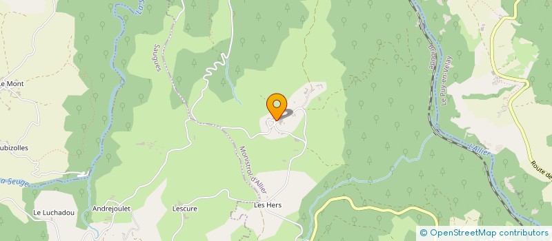 localisation de l'entreprise MONSIEUR PIERRICK BLANC  MONISTROL-D ALLIER