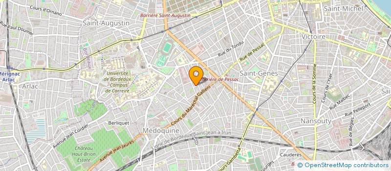 localisation de l'entreprise MONSIEUR PIERRICK BOISARD  BORDEAUX