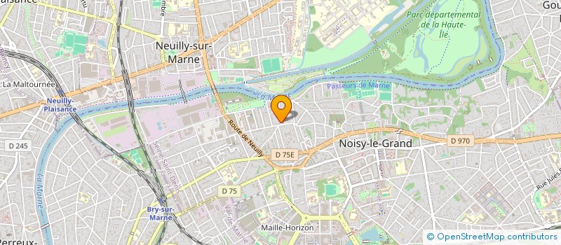 localisation de l'entreprise MONSIEUR PIERRICK BOITEL  NOISY-LE-GRAND