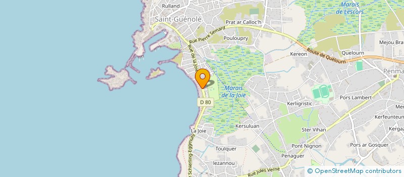 localisation de l'entreprise MONSIEUR PIERRICK BOTTA à PENMARCH