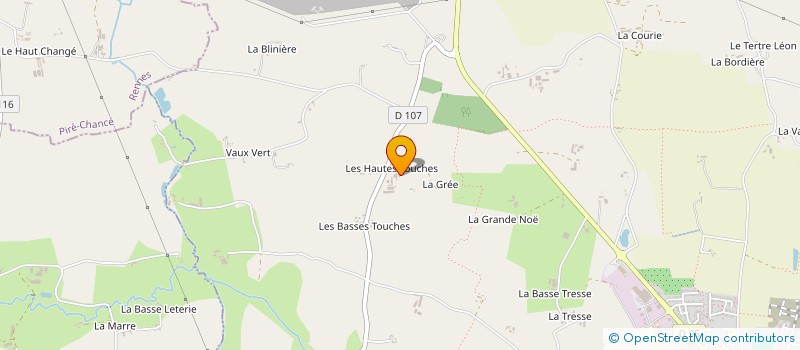 localisation de l'entreprise MONSIEUR PIERRICK BOURGINE  BAIS