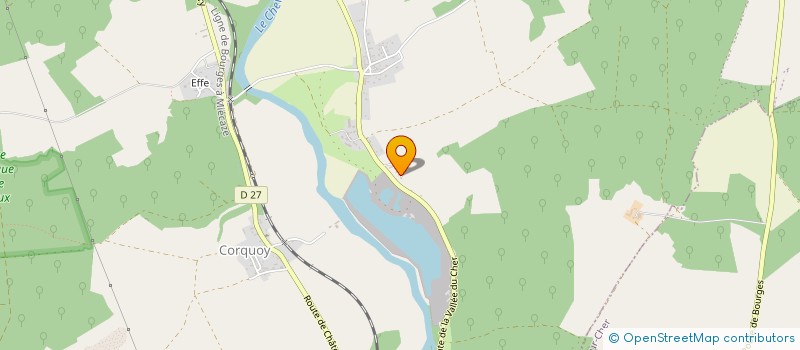 localisation de l'entreprise MONSIEUR PIERRICK BOURIAUD  CORQUOY