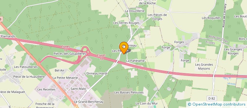 localisation de l'entreprise MONSIEUR PIERRICK BOUTET  ESVRES