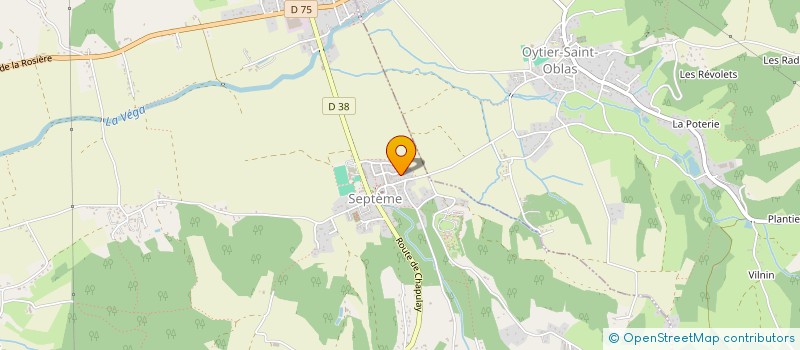 localisation de l'entreprise MONSIEUR PIERRICK BOUVIER  SEPTEME