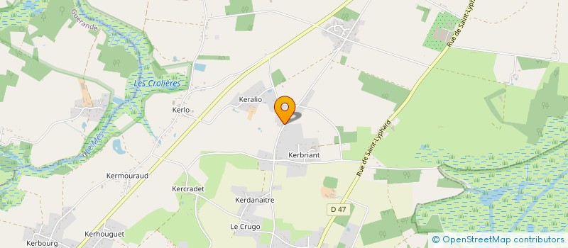 localisation de l'entreprise MONSIEUR PIERRICK BRAIRE  SAINT-LYPHARD